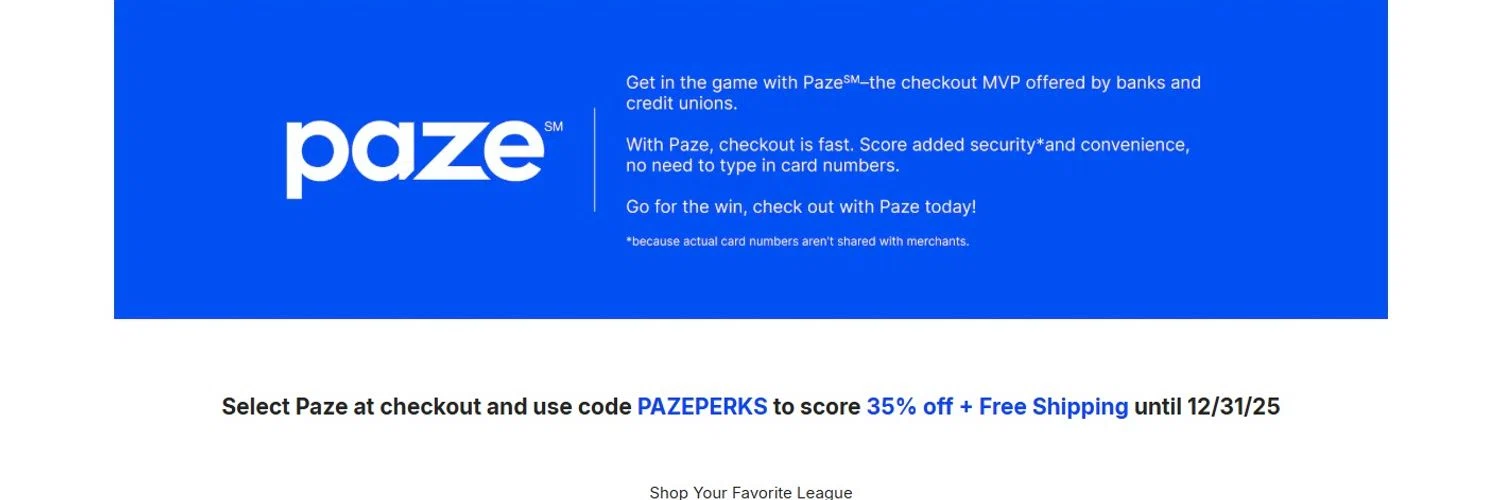 New York Giants promo code screenshot showing code PAZEPERKS applied at New York Giants checkout page. Uploaded by SimplyCodes community member Dulce__ on Nov 23, 2025