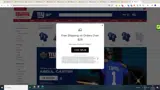New York Giants coupon verification screenshot