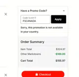 New York Jets coupon verification screenshot