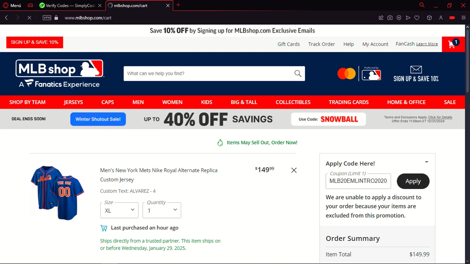 New york mets coupon code on sale