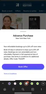TNADPF coupon verification screenshot