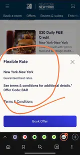 BAR coupon verification screenshot