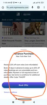 TNADPF coupon verification screenshot