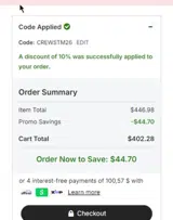 New York Red Bulls coupon verification screenshot