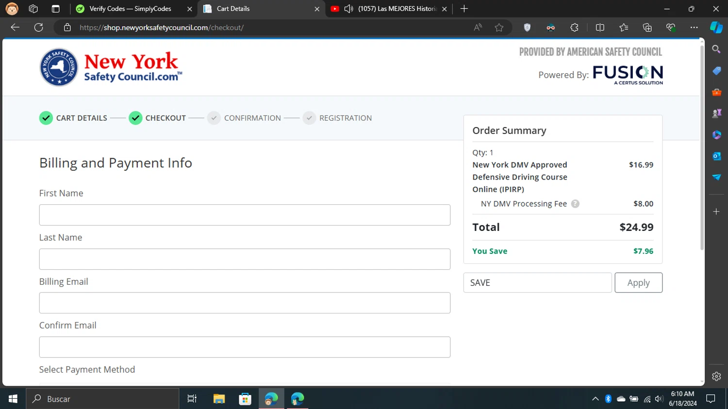 New York Safety Council Promo Codes 15 Off June 2024