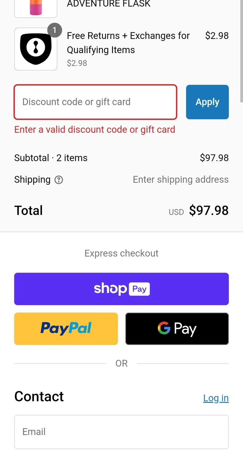 Next Adventure promo code screenshot showing code hellobear applied at Next Adventure checkout page. Uploaded by SimplyCodes community member gabrieladrianza on Jan 30, 2025