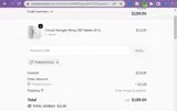 THANKYOU10 coupon verification screenshot