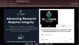 NexXGen Peptides coupon verification screenshot