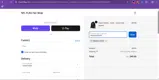NFL FLAG Shop coupon verification screenshot