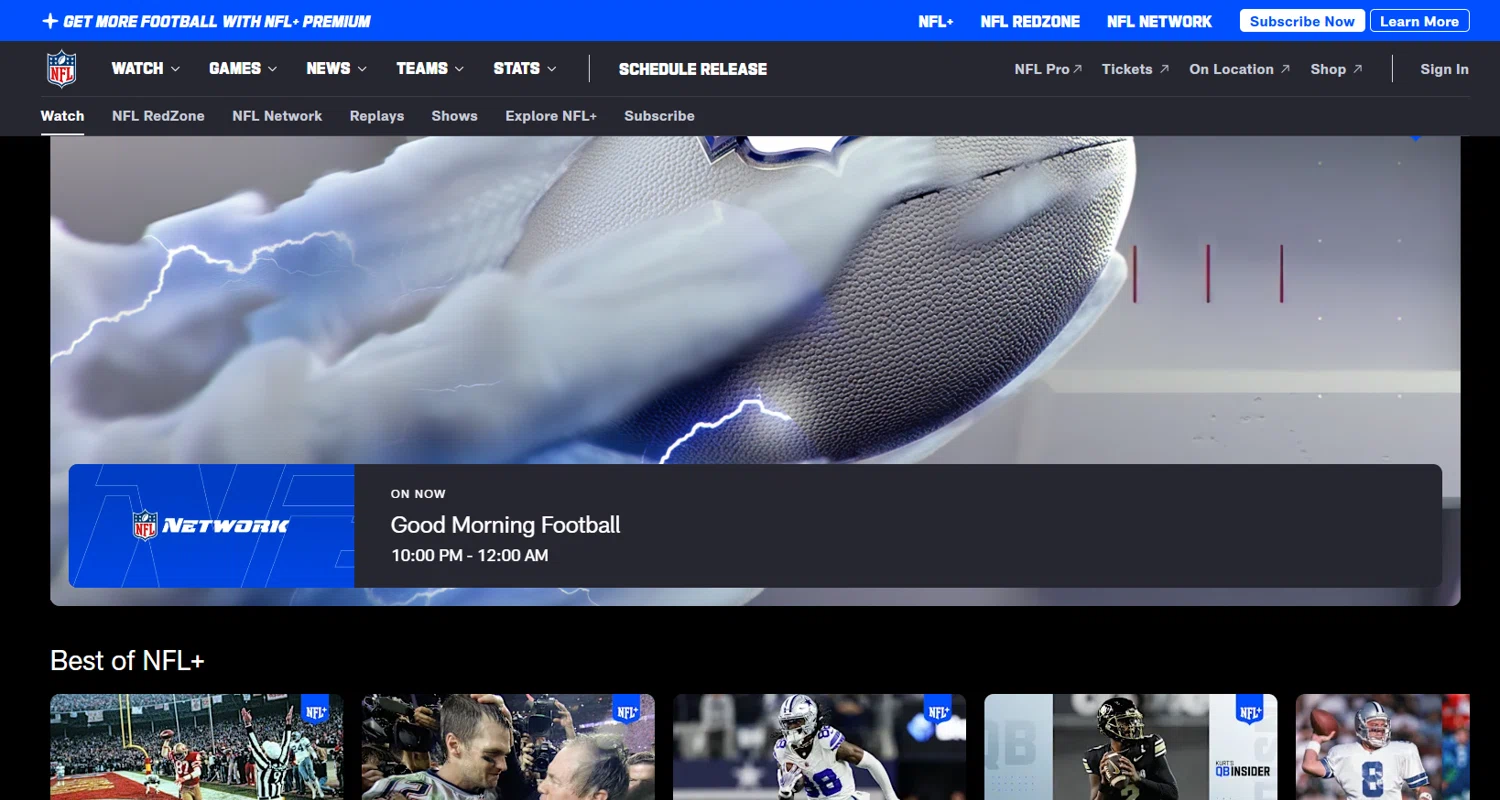 NFL+ coupon code screenshot showing code FOOTBALL applied at NFL+ checkout page. Uploaded by SimplyCodes community member berdetweet on Jun 13, 2025