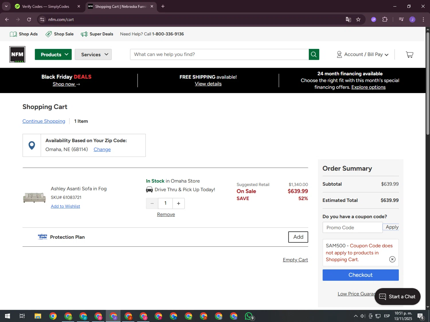 Nebraska Furniture Mart Promo Code - $500 Off Dec 2025