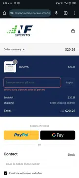 ITT25 coupon verification screenshot