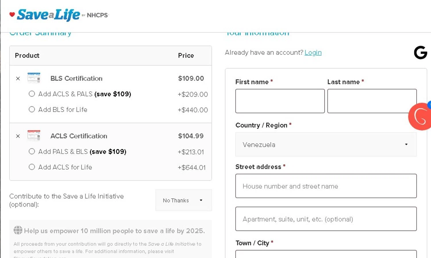 Nhcps.com discount code screenshot showing code CPRsms4 applied at Nhcps.com checkout page. Uploaded by SimplyCodes community member Elcompa on Oct 17, 2025