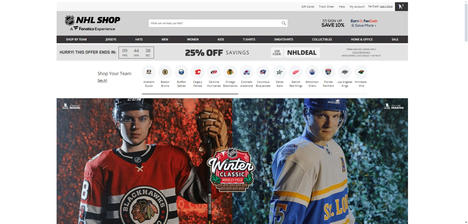 Nhl jersey coupon online