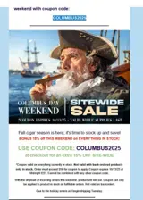 COLUMBUS2025 coupon verification screenshot