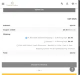 END20 coupon verification screenshot