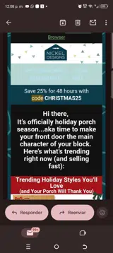CHRISTMAS25 coupon verification screenshot