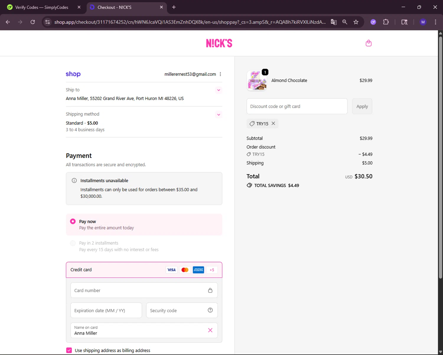 Nick's Promo Codes - 20% Off (3 Verified) Mar 2026