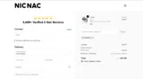 Nic Nac Naturals coupon verification screenshot