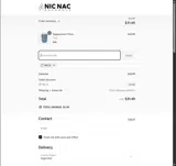 Nic Nac Naturals coupon verification screenshot
