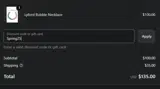 Spring25 coupon verification screenshot