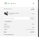 JESSICA00580 coupon verification screenshot
