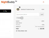 SAVE20 coupon verification screenshot