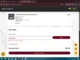 Night of Mystery coupon verification screenshot