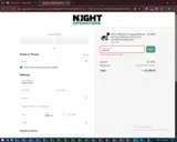 Night Operators coupon verification screenshot