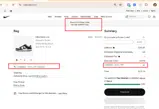 Nike Factory Store coupon verification screenshot