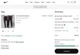 Nike Factory Store coupon verification screenshot