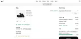 Nike Factory Store coupon verification screenshot