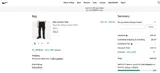 Nike Factory Store coupon verification screenshot