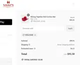 WELCOME coupon verification screenshot