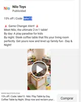 Nilo Toys coupon verification screenshot