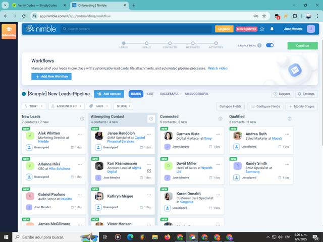 Nimble checkout page showing Nimble discount code box | Screenshot taken by SimplyCodes community member on Apr 6, 2025