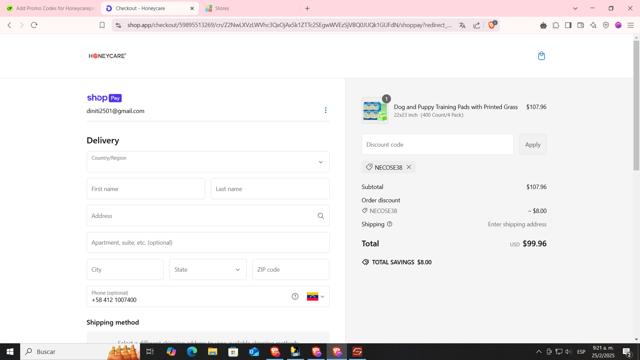 Nimble checkout page showing Nimble discount code box | Screenshot taken by SimplyCodes community member on Feb 25, 2025