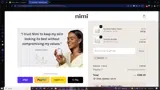 Nimi Skincare coupon verification screenshot
