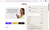 Nimi Skincare coupon verification screenshot
