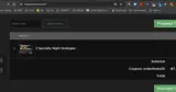 orderflows20 coupon verification screenshot