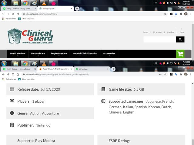Nintendo checkout page showing Nintendo promo code box | Screenshot taken by SimplyCodes community member on Jul 19, 2020