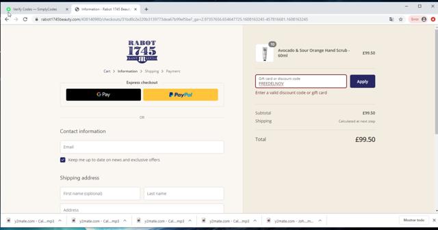 Nintendo checkout page showing Nintendo promo code box | Screenshot taken by SimplyCodes community member on Dec 16, 2020