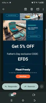 Efd5 coupon verification screenshot