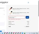 NIPPIESLOVE25 coupon verification screenshot