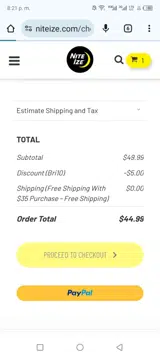 Bri10 coupon verification screenshot