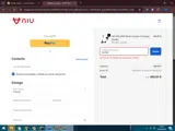 NIU50 coupon verification screenshot