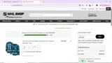 New Jersey Devils Shop coupon verification screenshot