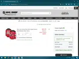 New Jersey Devils Shop coupon verification screenshot
