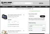 New Jersey Devils Shop coupon verification screenshot
