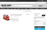 New Jersey Devils Shop coupon verification screenshot